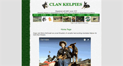 Desktop Screenshot of clankelpies.com.au